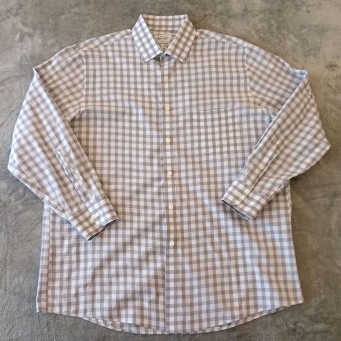 Van Heusen Van Heusen Shirt Mens 16.5 Purple Plaid Long Sleeve Button Up Classic Fit - Vintage Size US XL / EU 56 / 4 - 2 Thumbnail