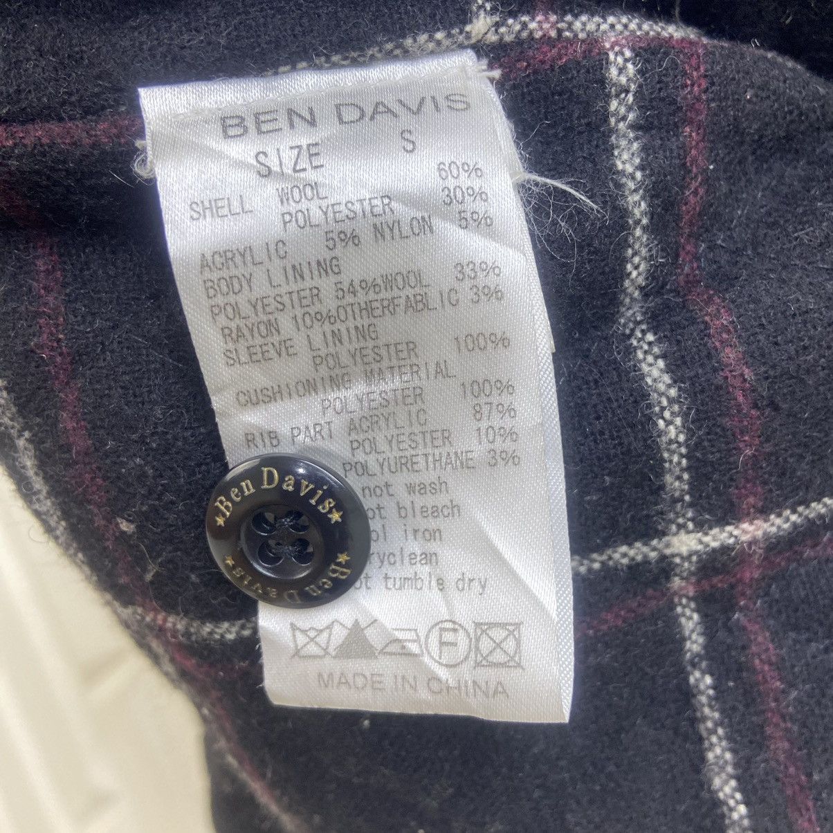 Ben Davis Ben Davis World’s Toughest Heavy Wool Zipper Jacket Size US XS / EU 42 / 0 - 18 Thumbnail