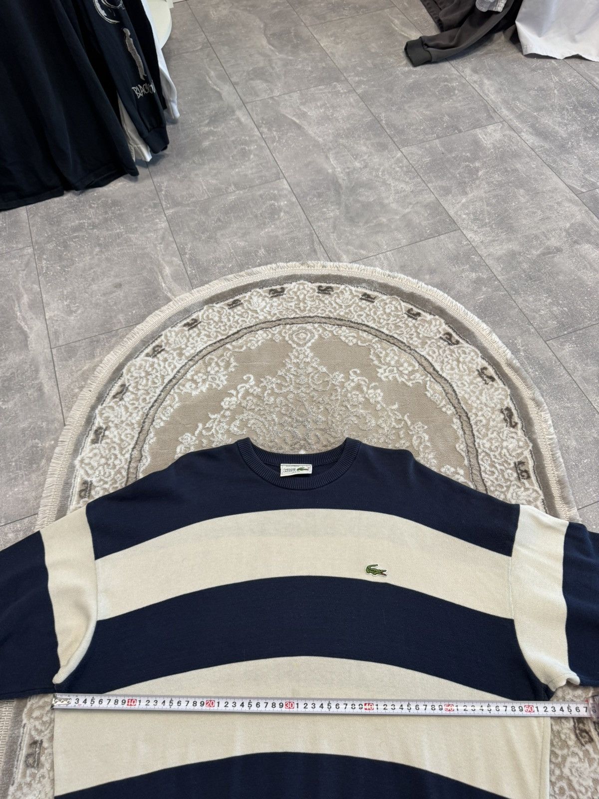 Lacoste Vintage Lacoste Striped Sweatshirt 90’s Size US XL / EU 56 / 4 - 6 Thumbnail