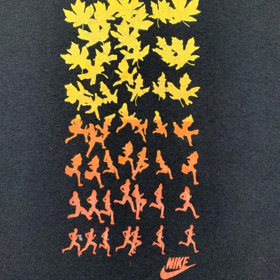 Nike VINTAGE Nike Mens M T Shirt USA Black Graphic 80s Marathon Running Oregon Mens Womens Unisex Tee Shirt Size US M / EU 48-50 / 2 - 2 Thumbnail