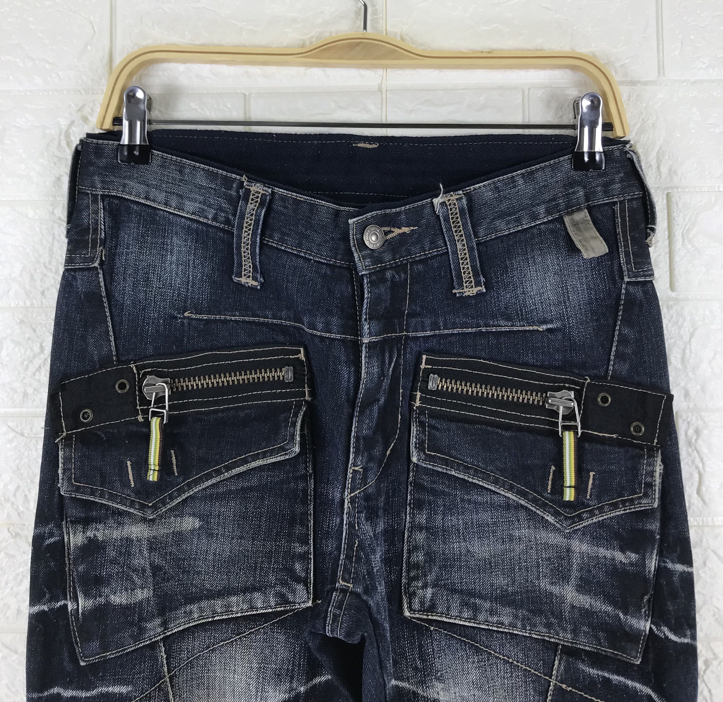 PPFM PPFM Tactical Pocket Zipper Design Jeans Size US 30 / EU 46 - 3 Thumbnail