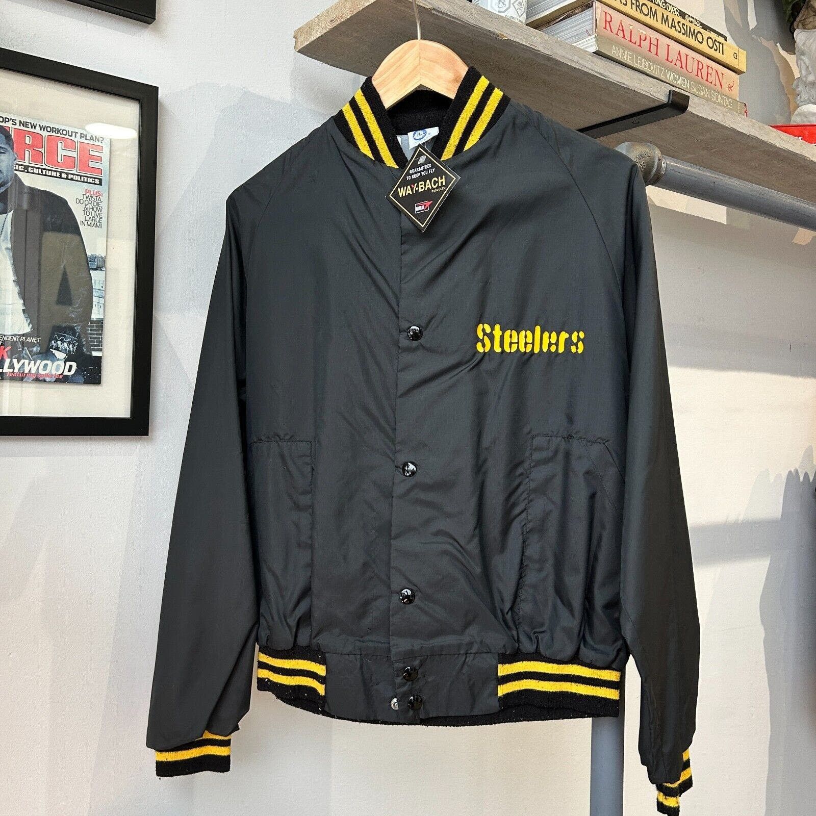 NFL VINTAGE 90s | Pittsburgh Steelers NFL Button Snap Jacket M Size US M / EU 48-50 / 2 - 1 Thumbnail