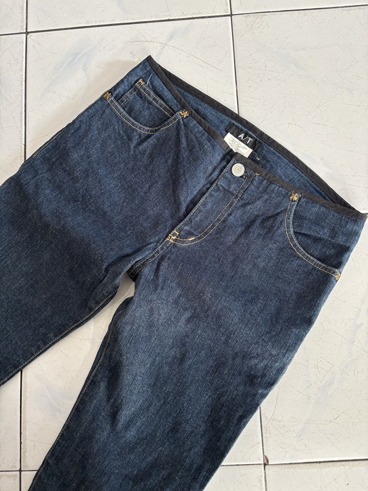 Masaki Matsushima 🔥Archival Denim A/T (Atsuro Tayama) Star Riveted Size 28" / US 6 / IT 42 - 2 Thumbnail