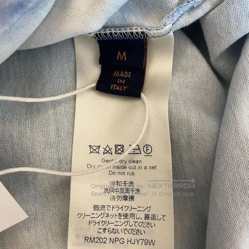 Louis Vuitton Louis Vuitton Blue Cotton Men’s T-Shirt . Size US M / EU 48-50 / 2 - 5 Thumbnail