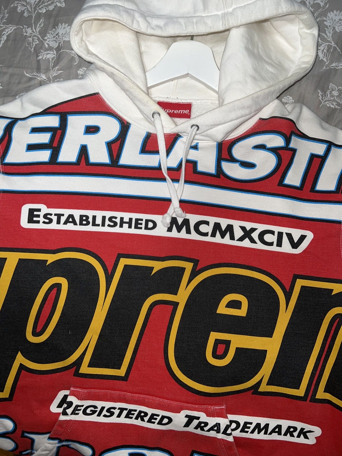 SUPREME EVERLASTING HOODED SWEATSHIRT S