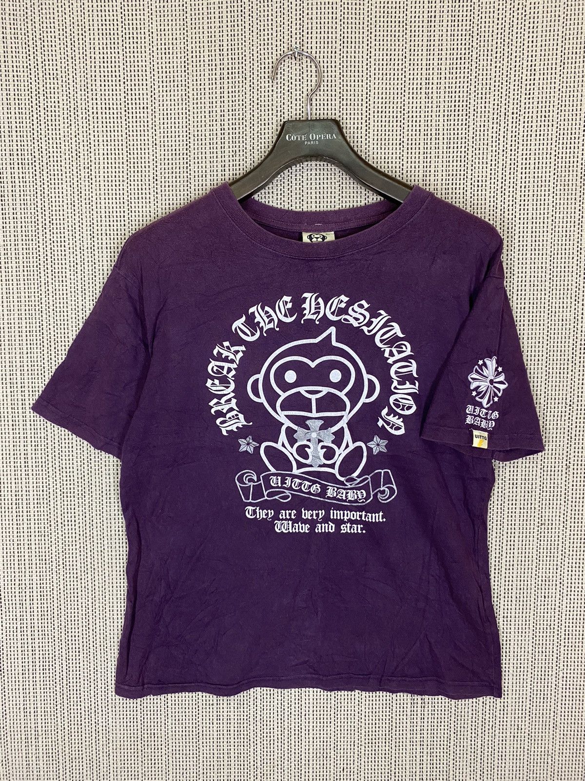 Deluxeware × Japanese Brand UTTG BABY CROSS LOGO TSHIRT Size US L / EU 52-54 / 3 - 2 Thumbnail