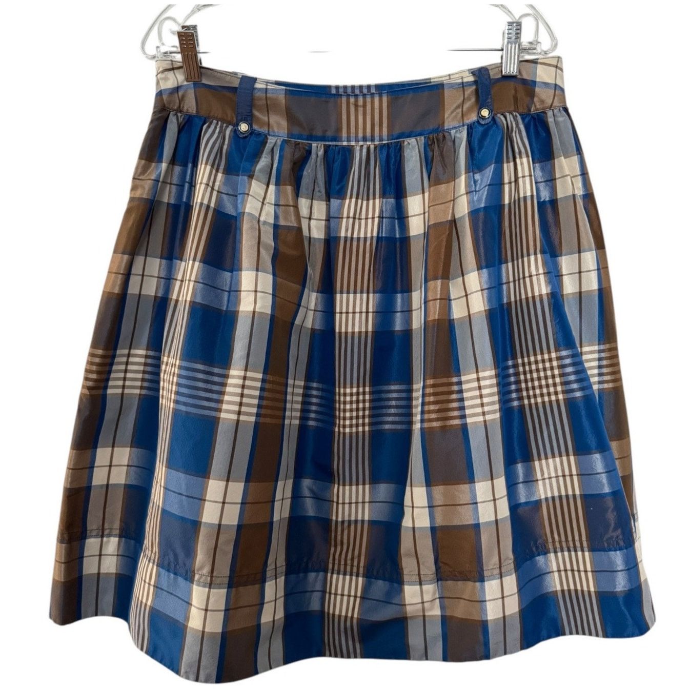J.Crew J. Crew Collection plaid silk taffata skirt Fleur De Lis 10 Size 32" / US 10 / IT 46 - 2 Thumbnail