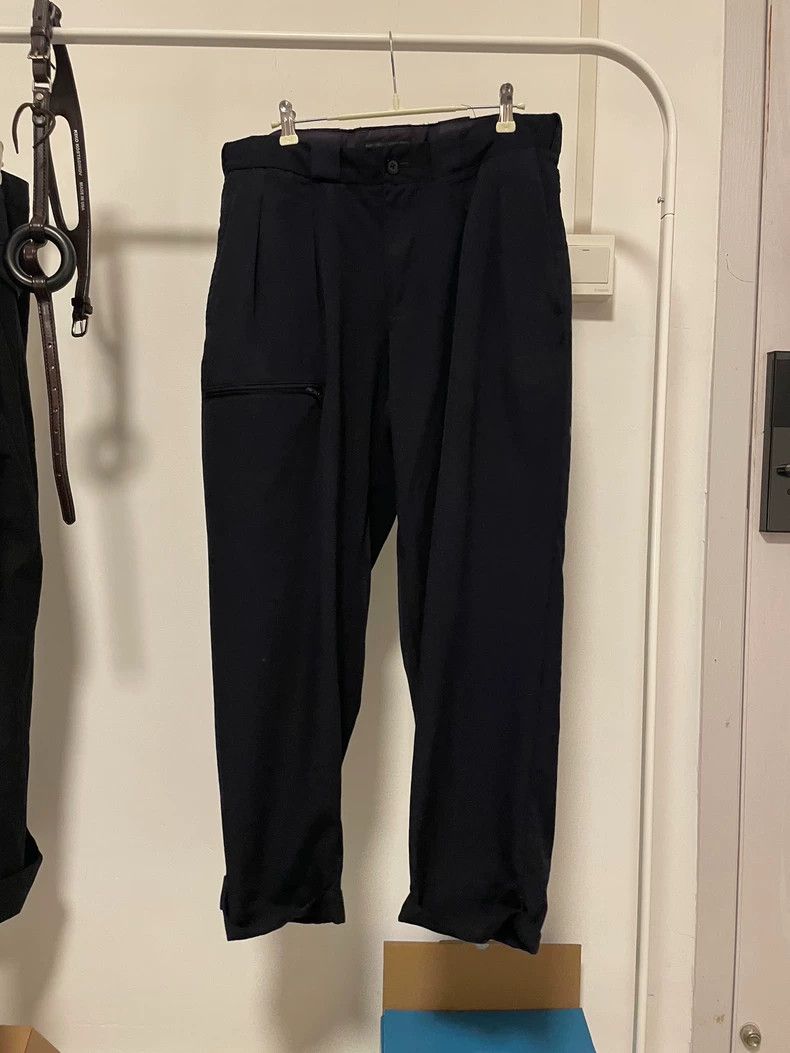 Yohji Yamamoto Yohji Yamamoto size 2 Double pleated wool pants Size US 28 / EU 44 - 1 Thumbnail