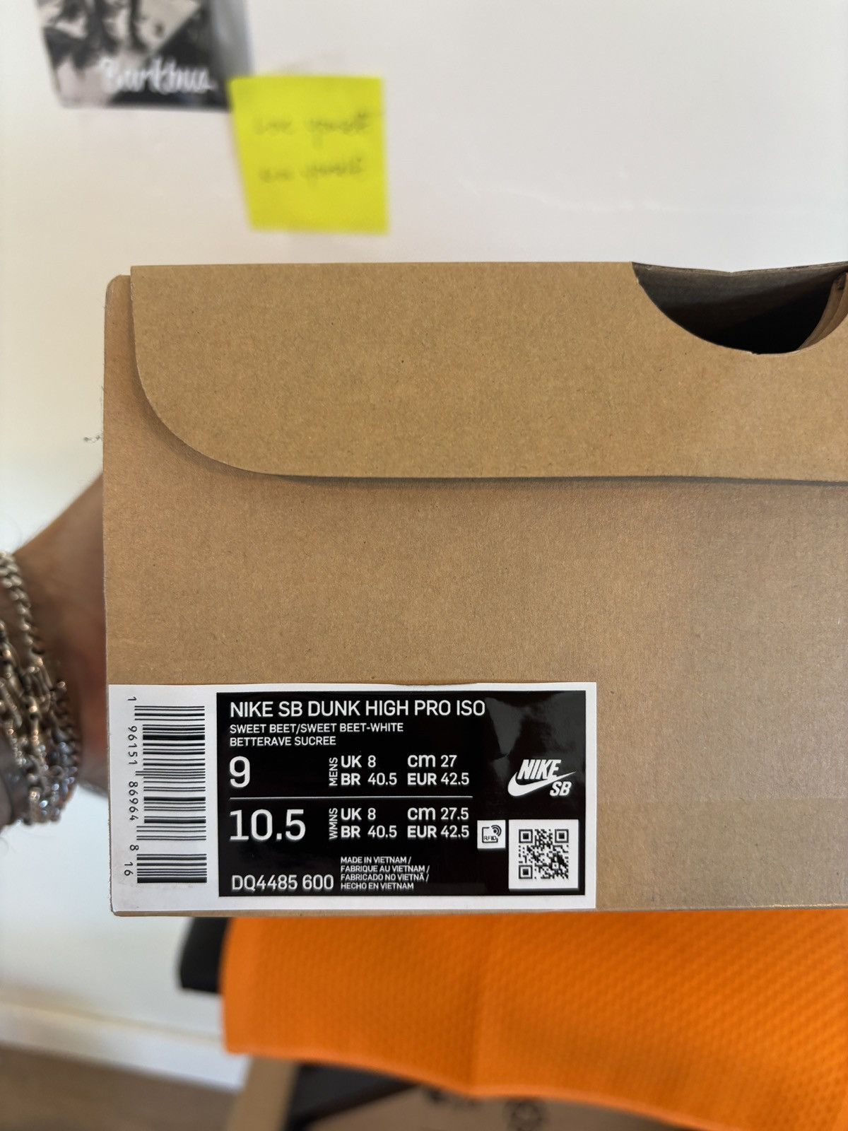 Nike Nike SB Dunk High Orange Label Sweet Beet Size US 9 / EU 42 - 11 Thumbnail