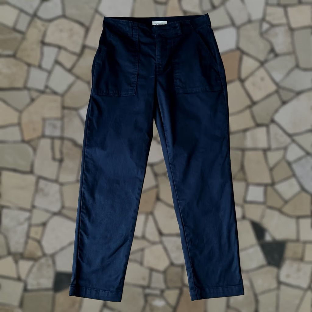 Outerknown VINTAGE? No — Outerknown Westbound Utility Pants Navy 27” Inseam Women’s 2 Size 26" / US 2 / IT 38 - 1 Thumbnail