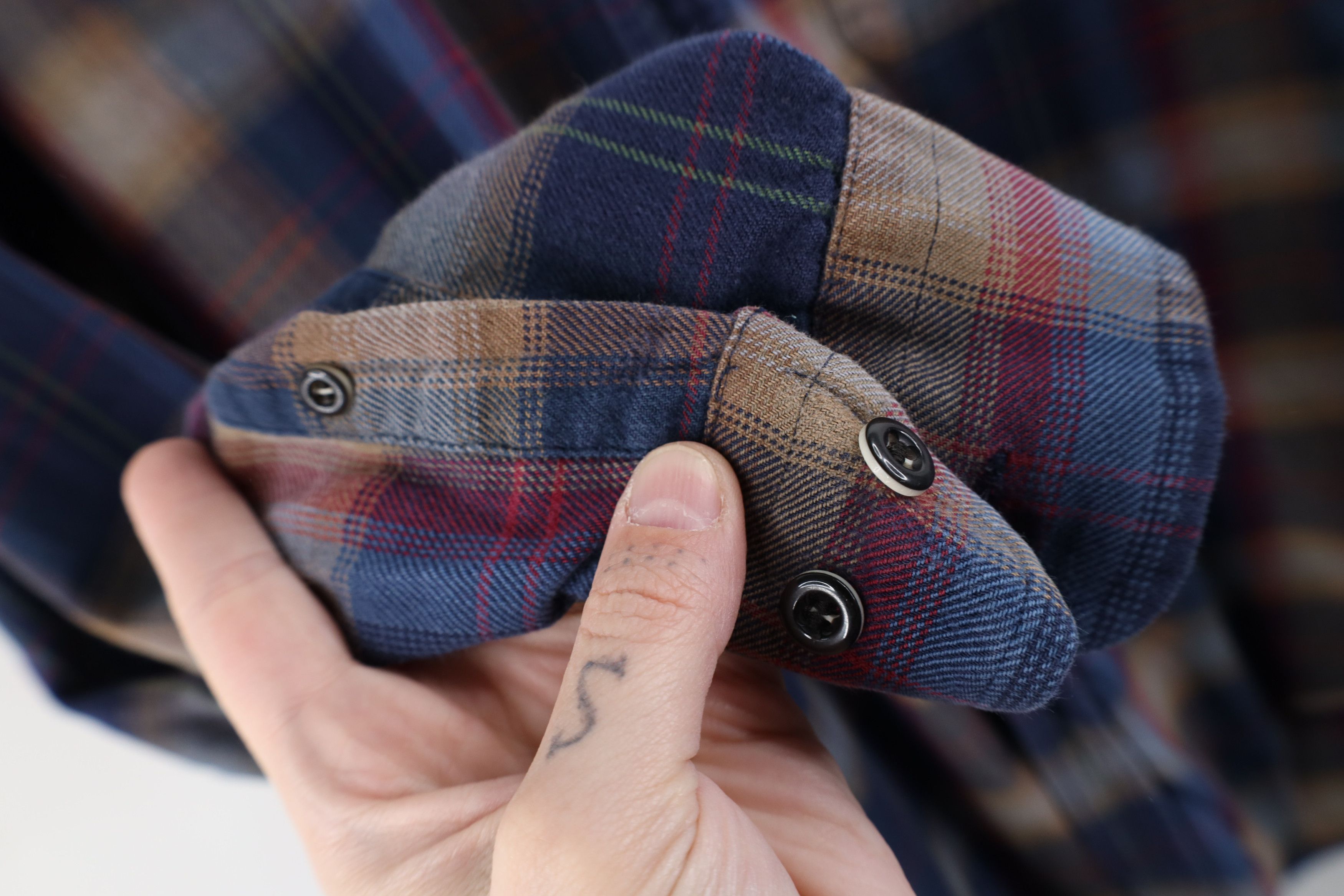 Vintage Vintage 90s Streetwear Rainbow Plaid Flannel Button Shirt Size US M / EU 48-50 / 2 - 9 Thumbnail