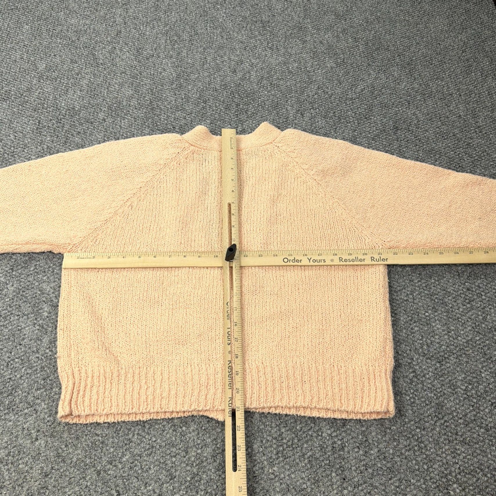Vintage VINTAGE DEB Cardigan Sweater Womens Large Pink Shoulder Pads Button Front 90s Size L / US 10 / IT 46 - 6 Thumbnail