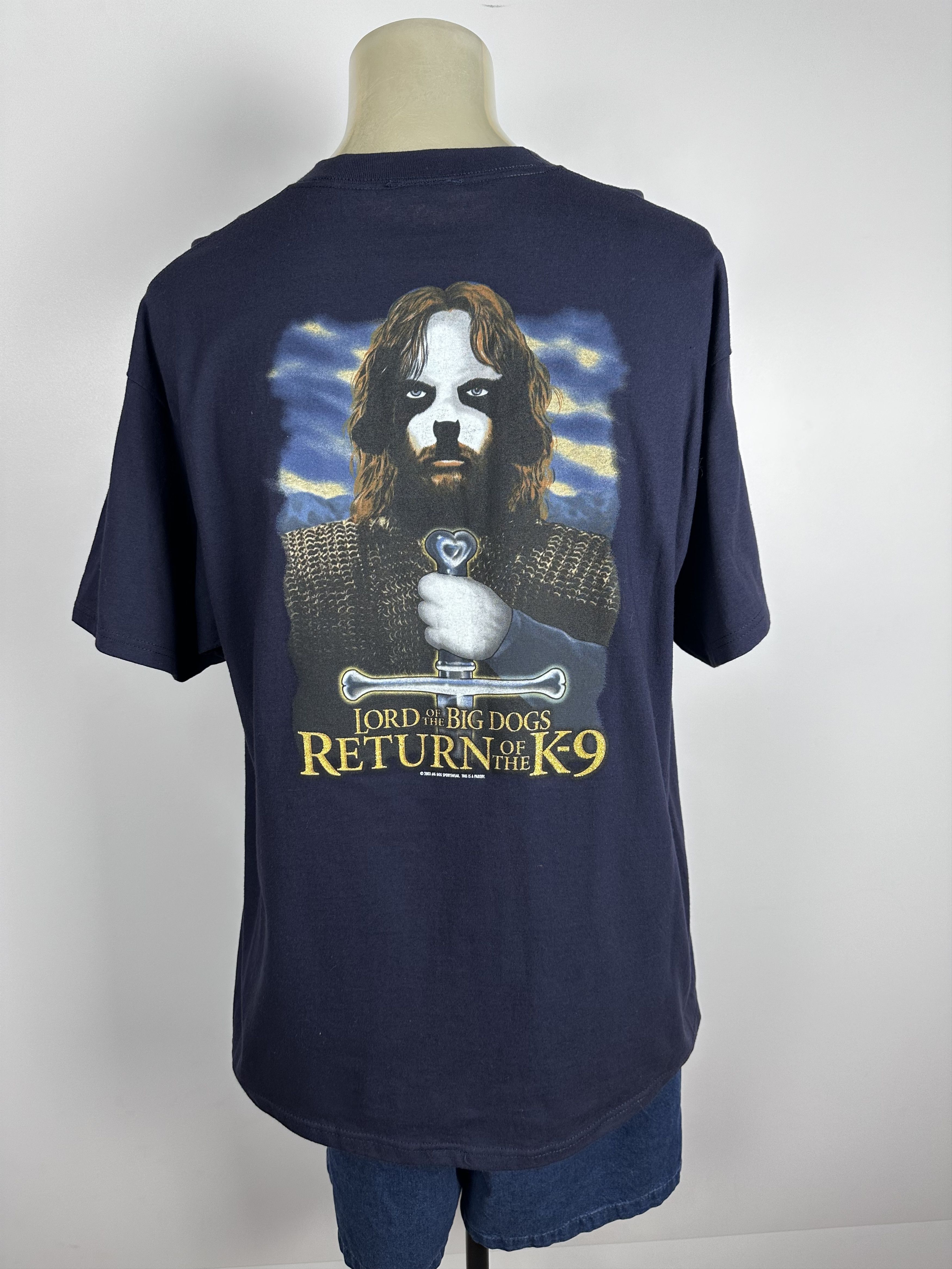 Vintage Lord of the Big Dogs T Shirts Vintage Blue Mens Size XL Size US XL / EU 56 / 4 - 1 Thumbnail