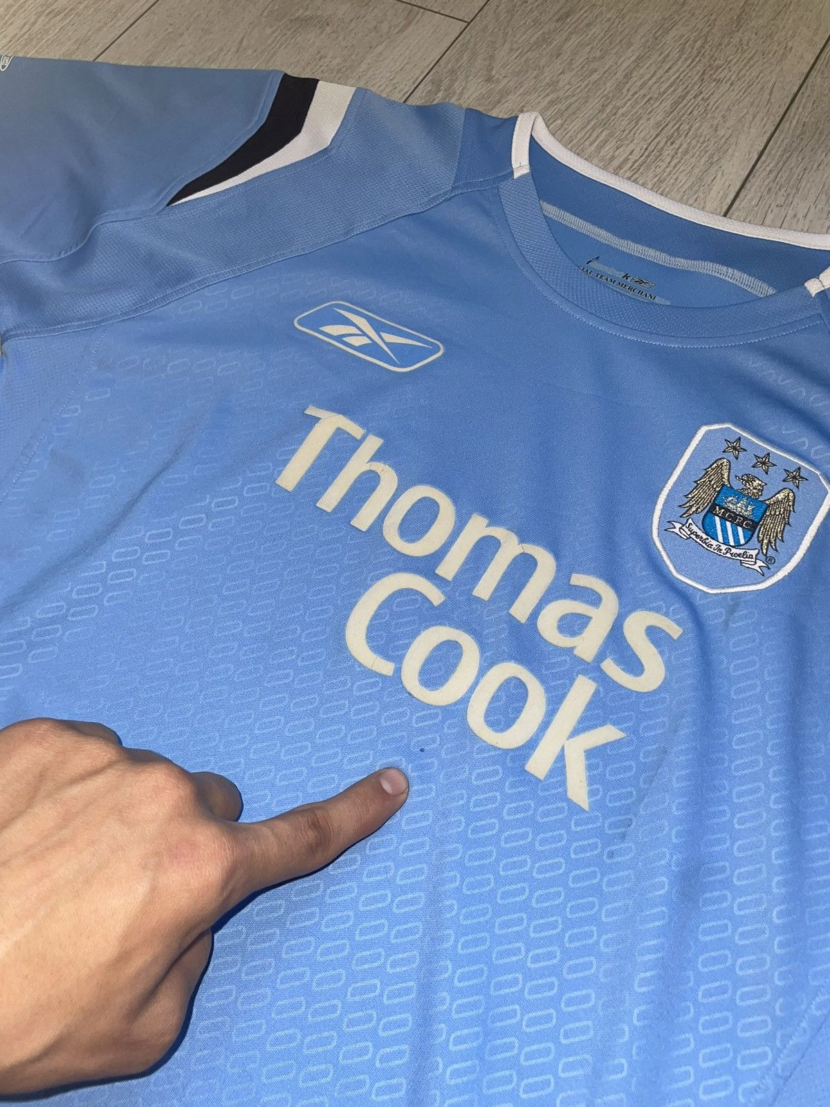 Reebok × Vintage Jersey Manchester City x Reebok Vintage 2004 Home Size US S / EU 44-46 / 1 - 5 Thumbnail