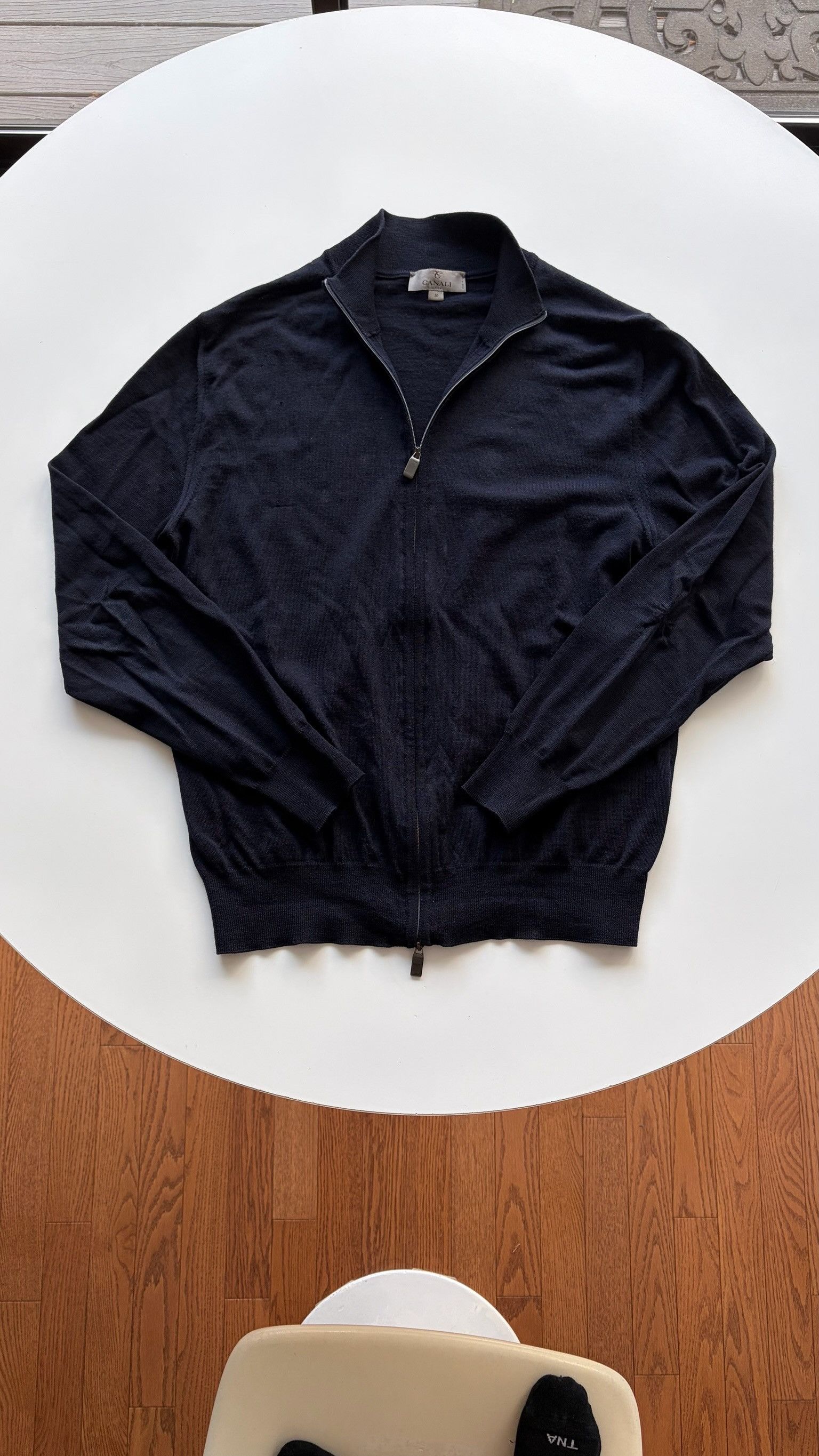 Canali Canali Wool Full Zip Sweater Size US M / EU 48-50 / 2 - 4 Thumbnail