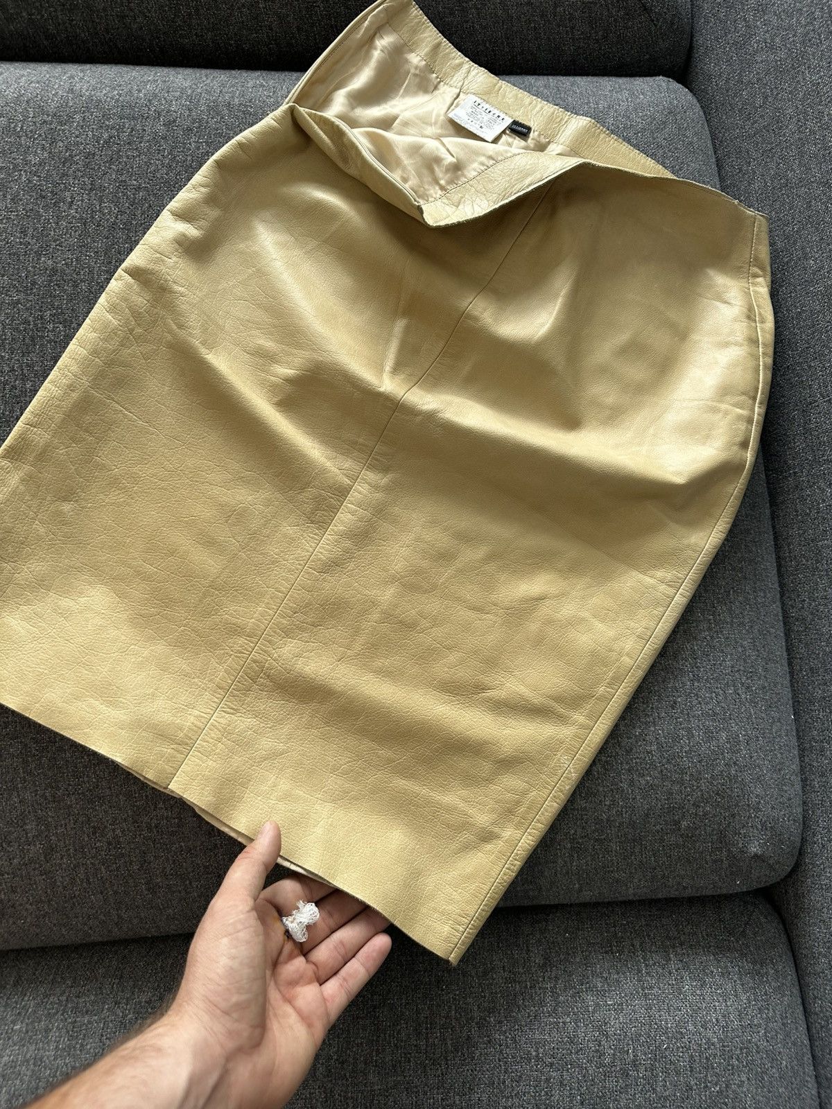 Versace Vintage 90s Versace leather skirt Size 27" / US 4 / IT 40 - 2 Thumbnail