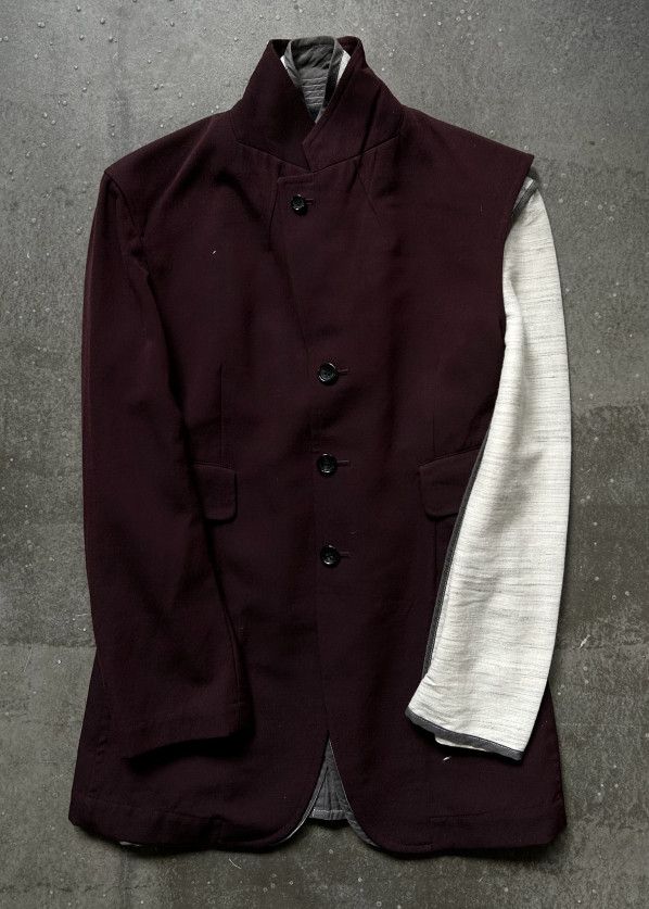 Comme des Garcons COMME des GARÇONS AD1998 Asymmetrical Faux-Layered Blazer Size US S / EU 44-46 / 1 - 2 Thumbnail