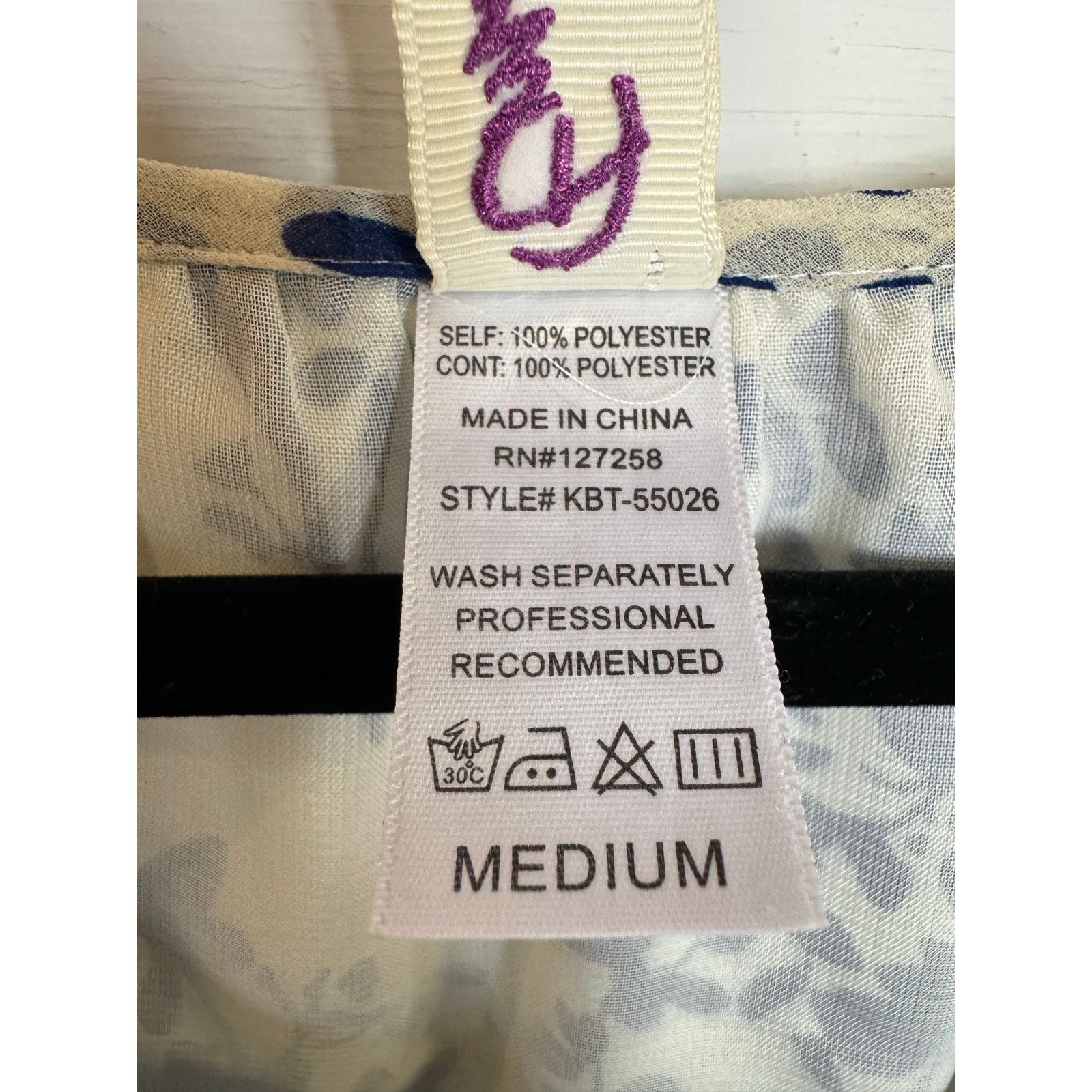 Other EmmeLee 3/4 Sleeve Floral Blouse Women's Size Medium Size M / US 6-8 / IT 42-44 - 4 Thumbnail