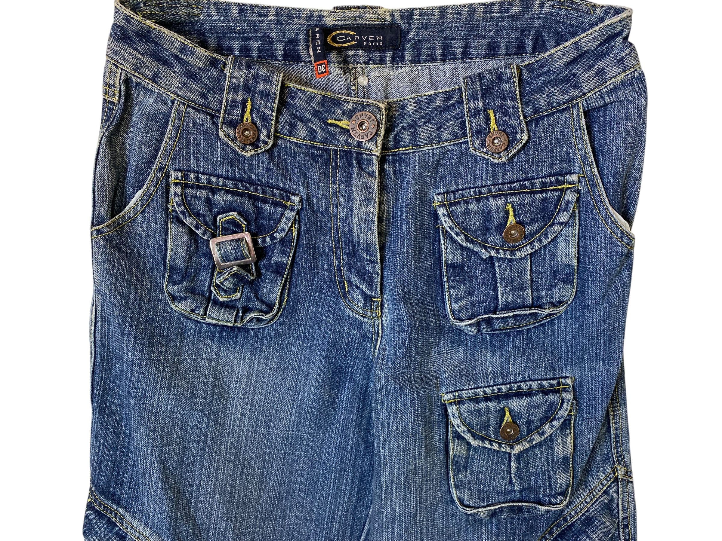 Carven × Designer Carven paris multi pocket cargo denim pant Size US 30 / EU 46 - 3 Thumbnail