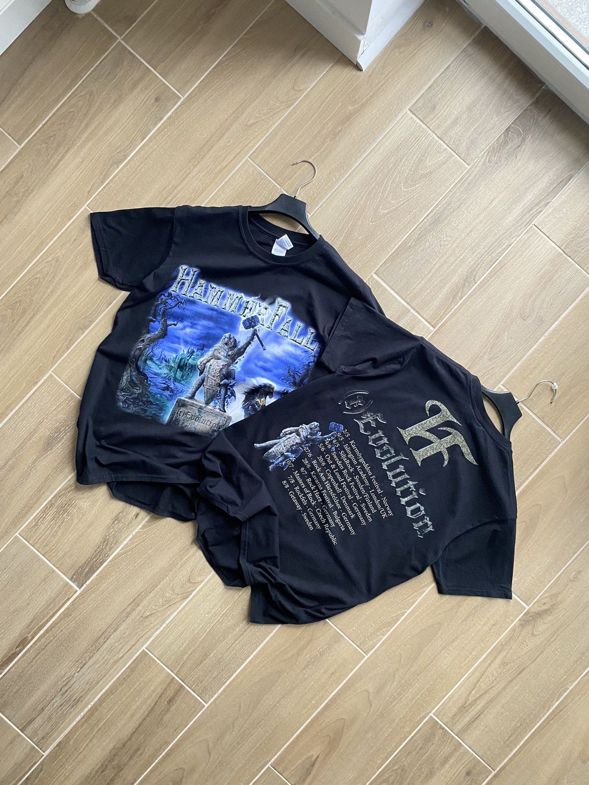 Band Tees Hammerfall Evolution Rock Tour Tee Size US S / EU 44-46 / 1 - 1 Thumbnail