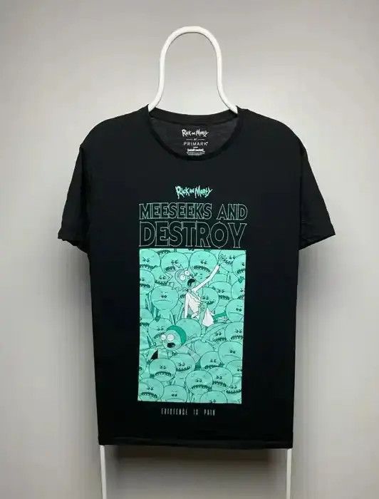 Anime Rick and morty T-shirt meeseeks and destroy anima size L Size US L / EU 52-54 / 3 - 1 Thumbnail