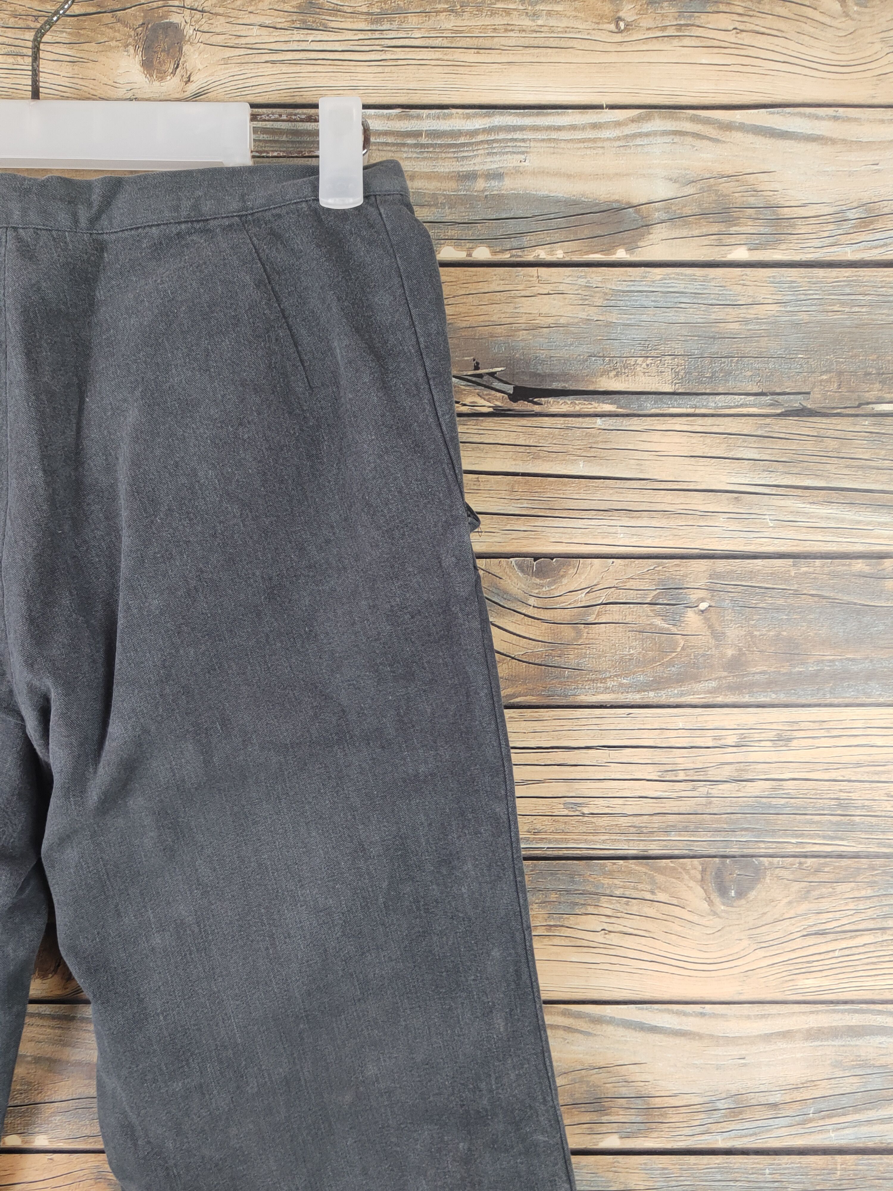 Y's DL Y's bis Limi Black Faded Casual Pants #46-051 Size 26" / US 2 / IT 38 - 10 Thumbnail