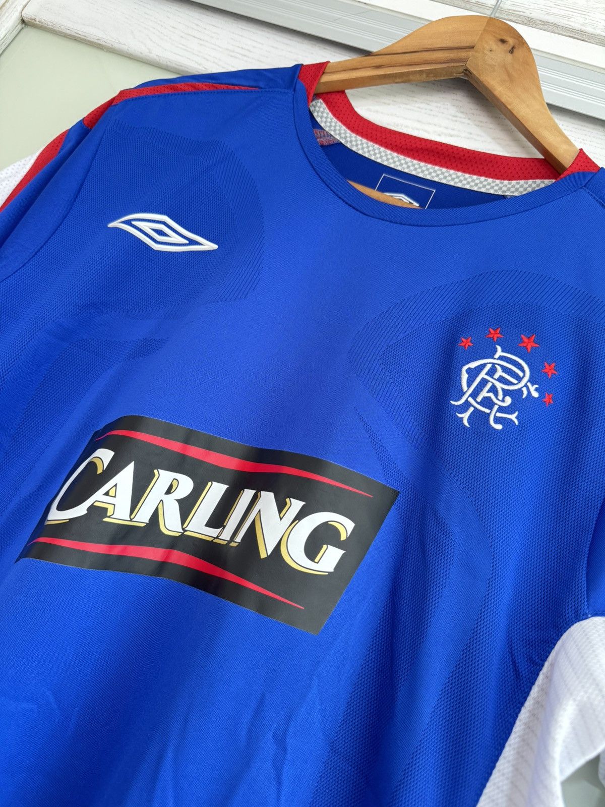Umbro × Vintage Vintage Glasgow Rangers 2008-2009 Soccer Jersey Football Kit Size US L / EU 52-54 / 3 - 6 Thumbnail