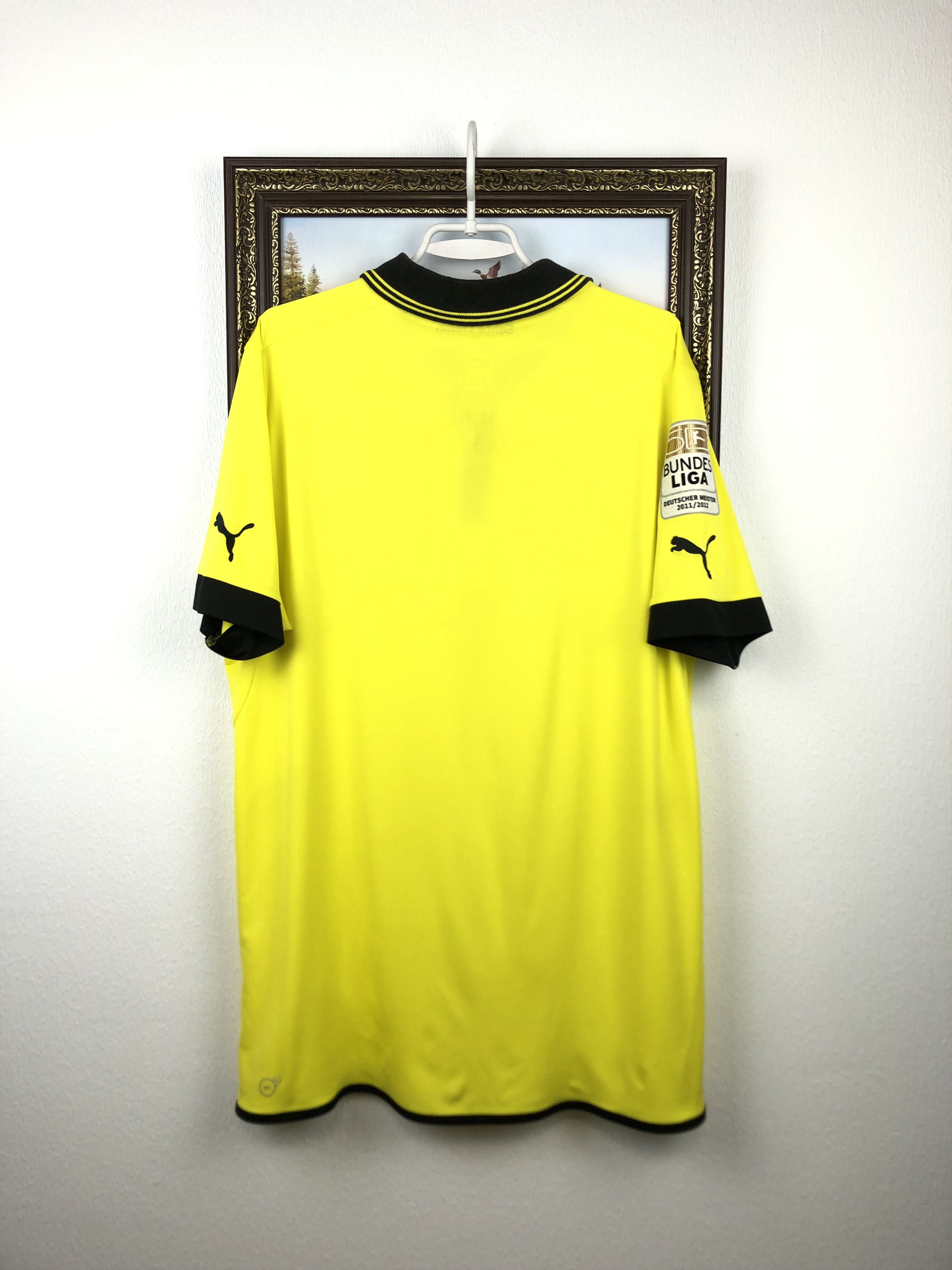 Puma Borussia Dortmund football shirt 2012 Soccer Puma Jersey Size US XXL / EU 58 / 5 - 13 Thumbnail