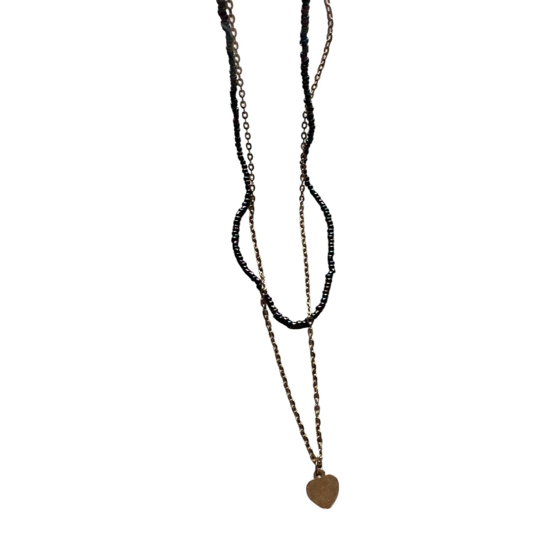 Other Beautiful ''It Girl'' 2 Piece Heart Necklace - New with Tags Size ONE SIZE - 4 Thumbnail