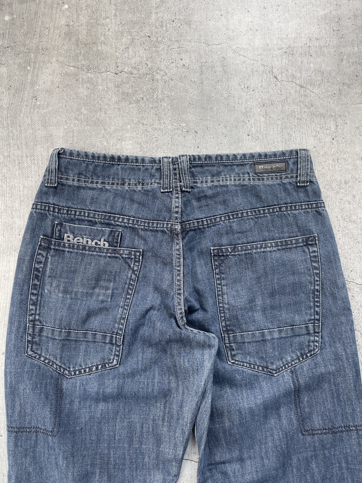 Bench × Vintage Vintage Rare Cargo Biker zipper Jeans pants Size US 30 / EU 46 - 3 Thumbnail
