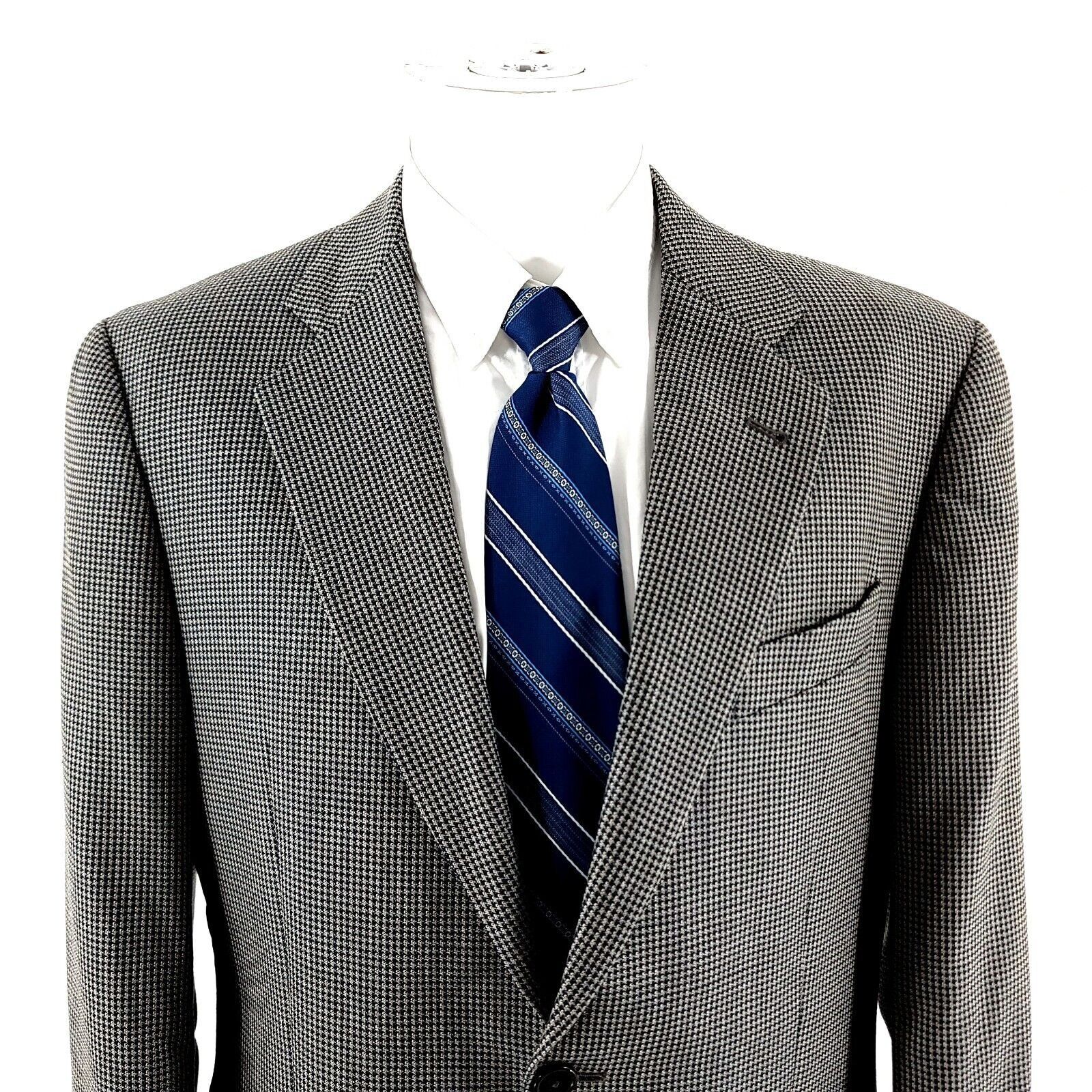 Joseph Abboud Textured Silk Wool 2 Button Sport Coat 40R Or