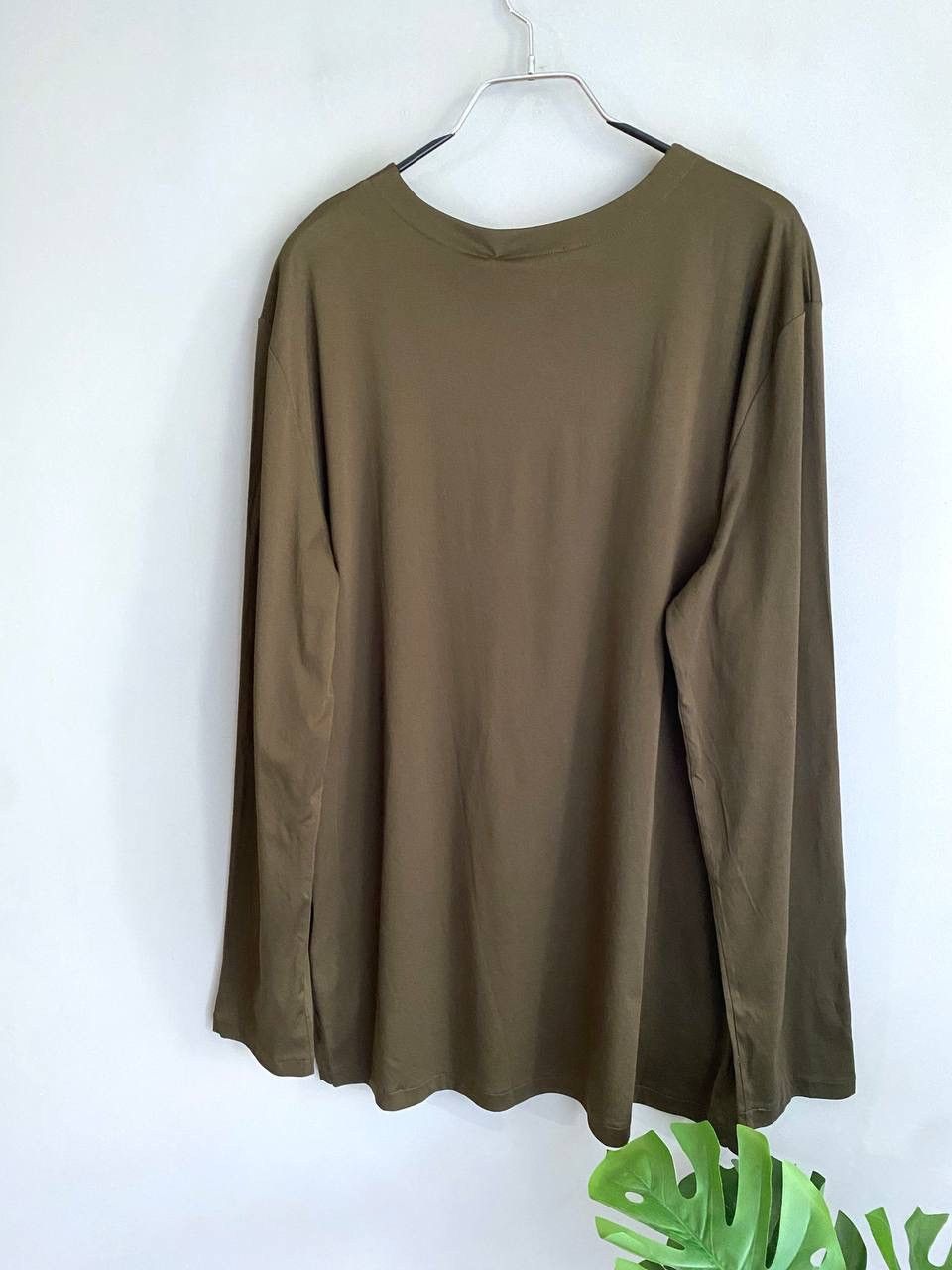 Alexander Wang Alexander Wang T Men's Army Olive Long Sleeve T-Shirt Size L Size US L / EU 52-54 / 3 - 9 Thumbnail