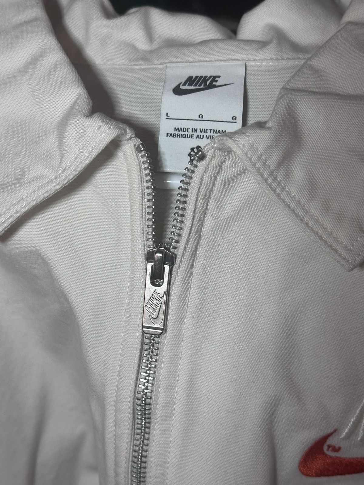 Nike Nike heavy burlap type material 1/4 zip short sleeve sz L Size US L / EU 52-54 / 3 - 4 Thumbnail