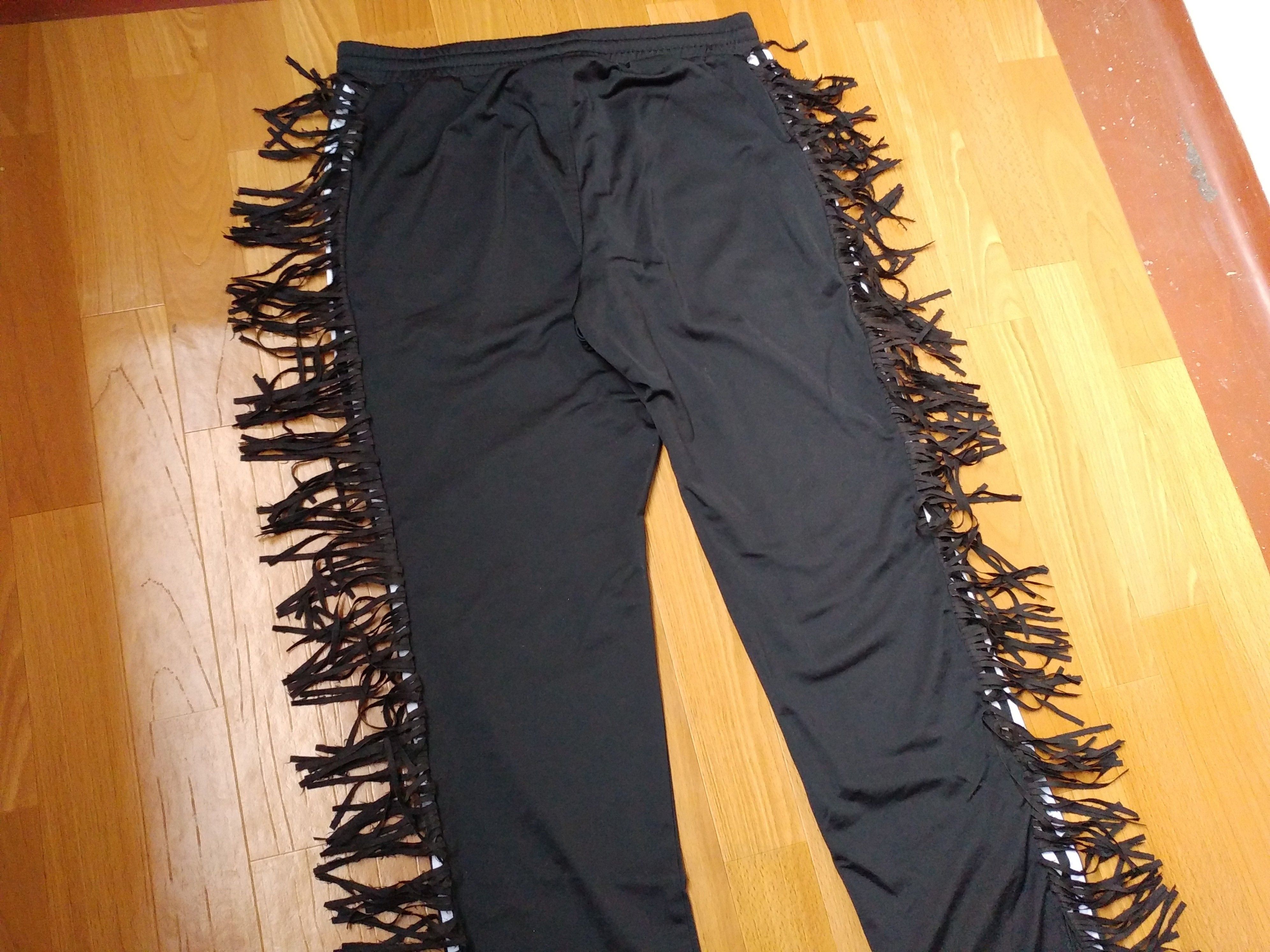 Adidas × Jeremy Scott ADIDAS JEREMY SCOTT TRACK PANTS Fringe Tracksuit O21026 sz M Size US 32 / EU 48 - 17 Thumbnail