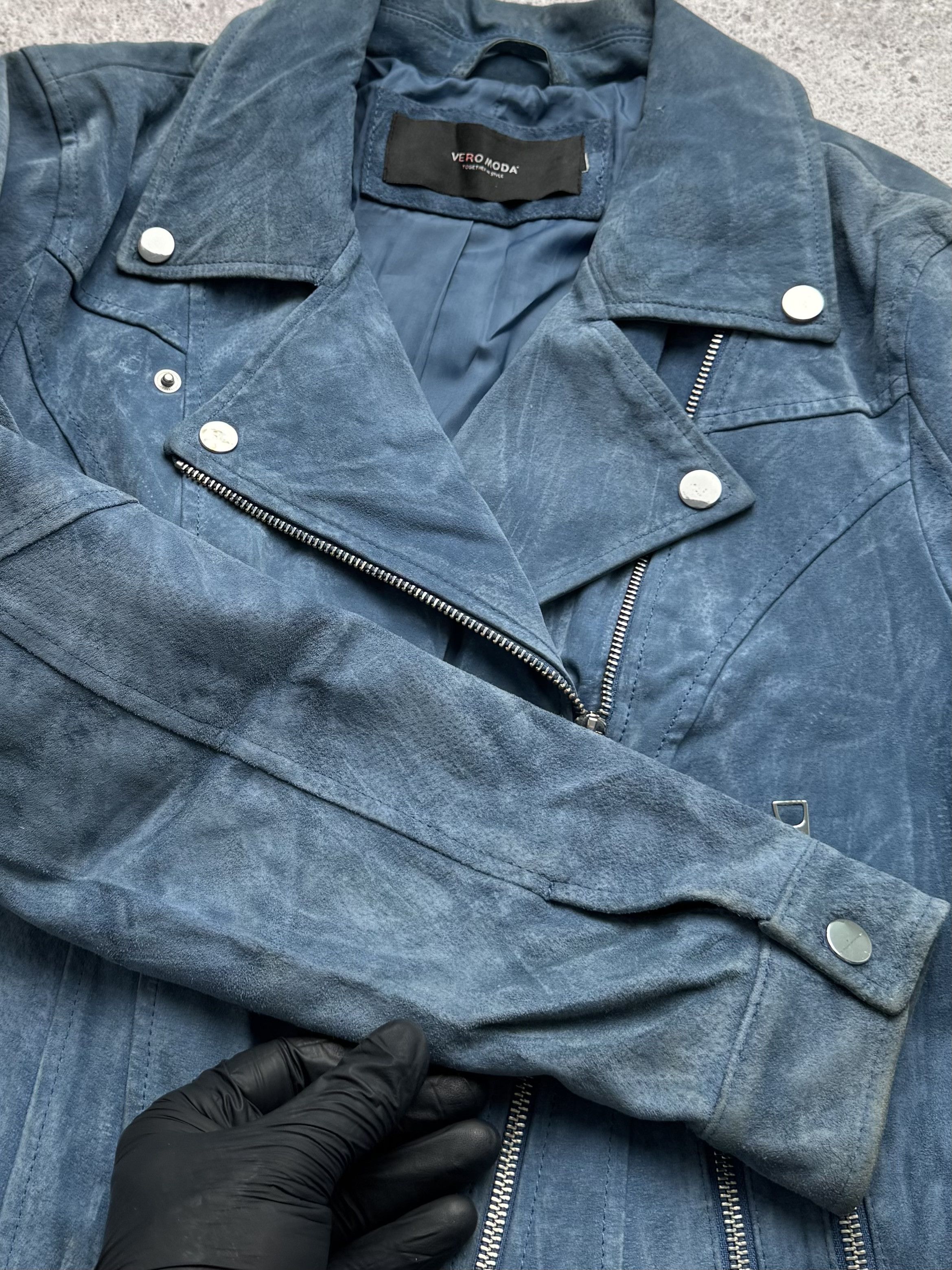 Vintage Vintage Suede Jacket C5(V403) Size L / US 10 / IT 46 - 5 Thumbnail
