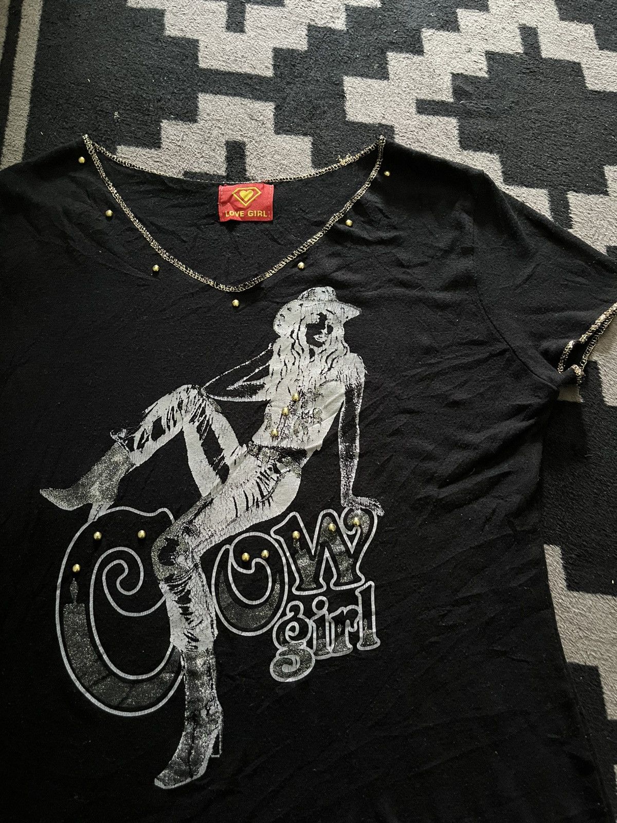 Hysteric Glamour 2000s love girl studed tshirt Size M / US 6-8 / IT 42-44 - 3 Thumbnail