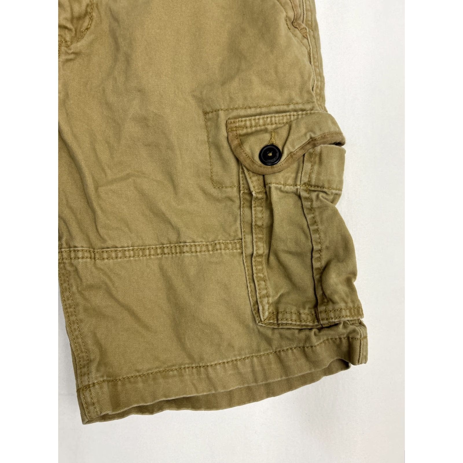 Vintage Aéropostale Cargo Shorts Beige Cotton 32x10 Men Regular Size US 32 / EU 48 - 3 Thumbnail