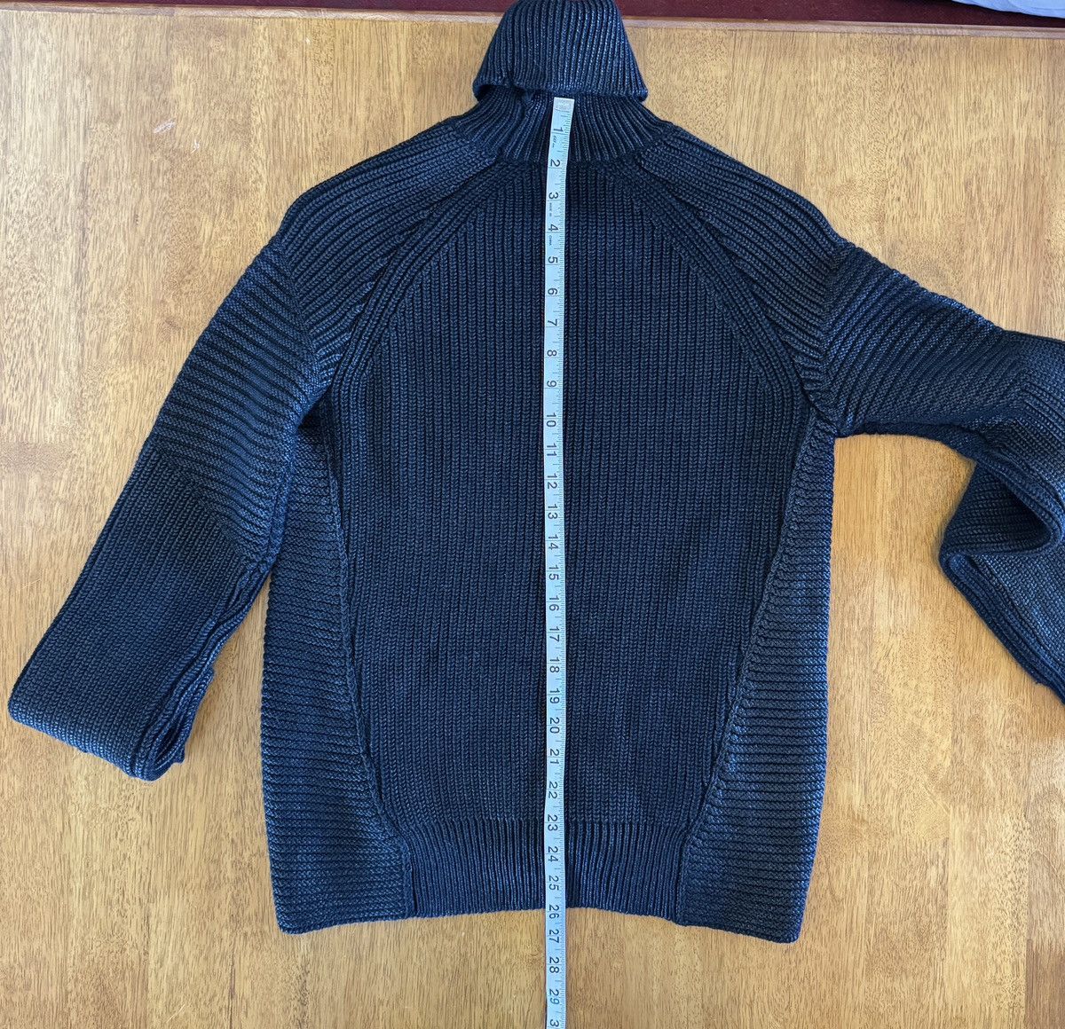 Diesel Black Gold Black Shiny Thread Turtleneck Sweater Size US XS / EU 42 / 0 - 7 Thumbnail