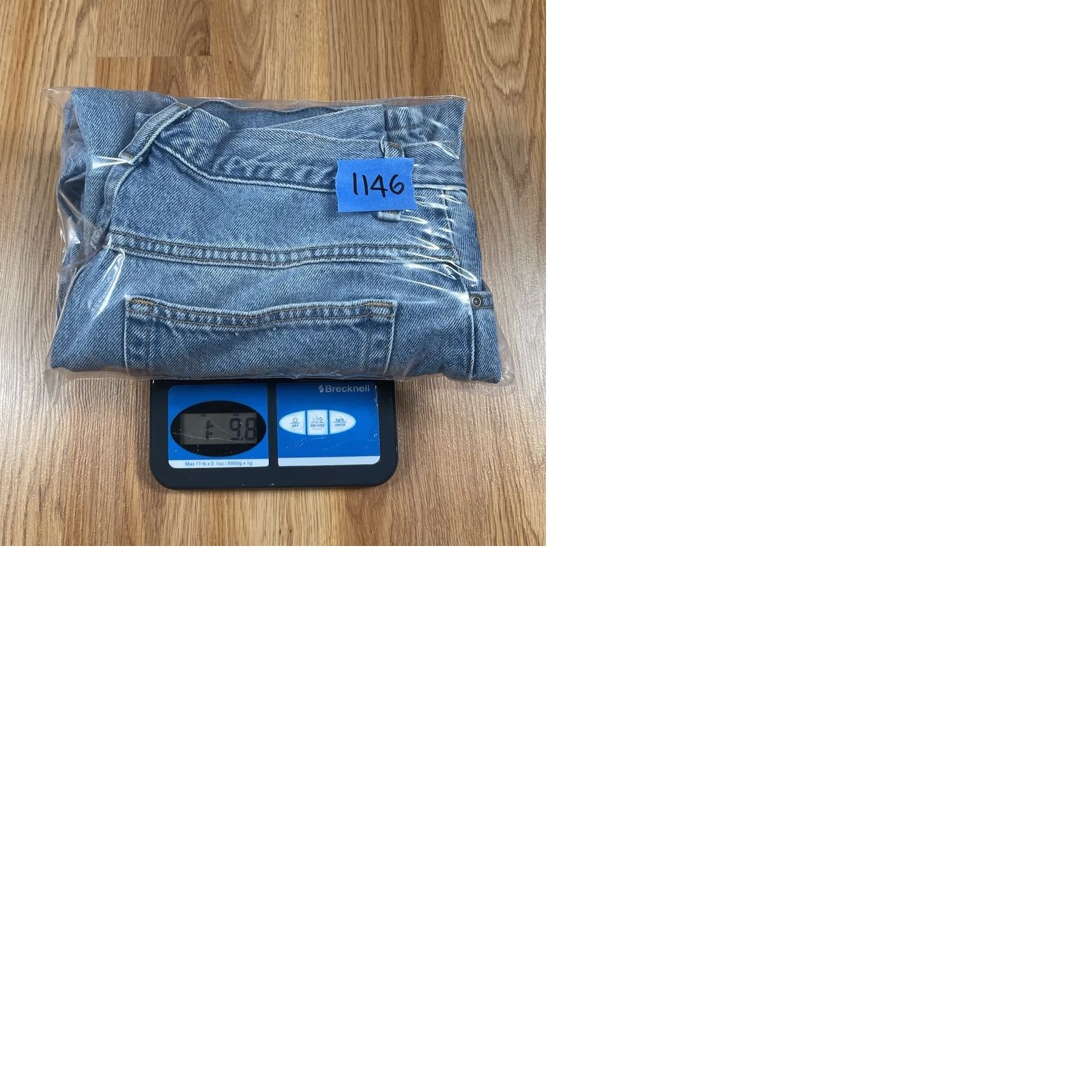 Vintage VINTAGE LL Bean Womens 14 Denim Jeans Blue 100% Cotton Regular Straight 5-Pocket Belt Loops 29in Inseam Mens Women Girls Size 36" / US 14 / IT 50 - 9 Thumbnail