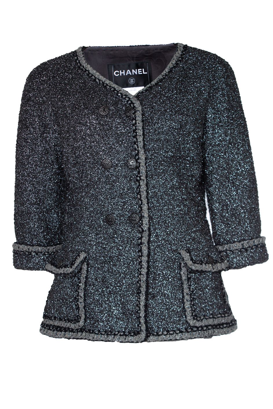 Chanel Chanel, Metallic tweed jacket Size M / US 6-8 / IT 42-44 - 1 Thumbnail