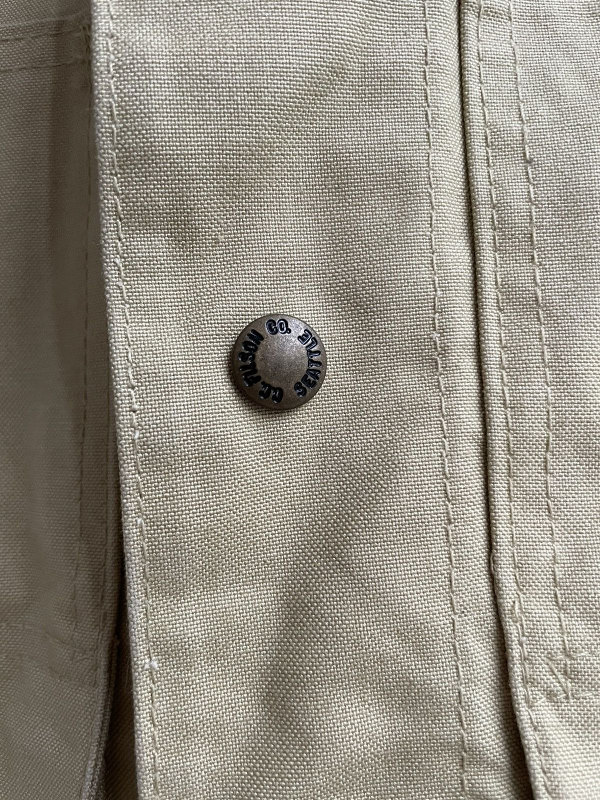 Filson Filson Vintage Tin Cloth Cruiser Work Jacket Vest Made USA Size US M / EU 48-50 / 2 - 8 Thumbnail