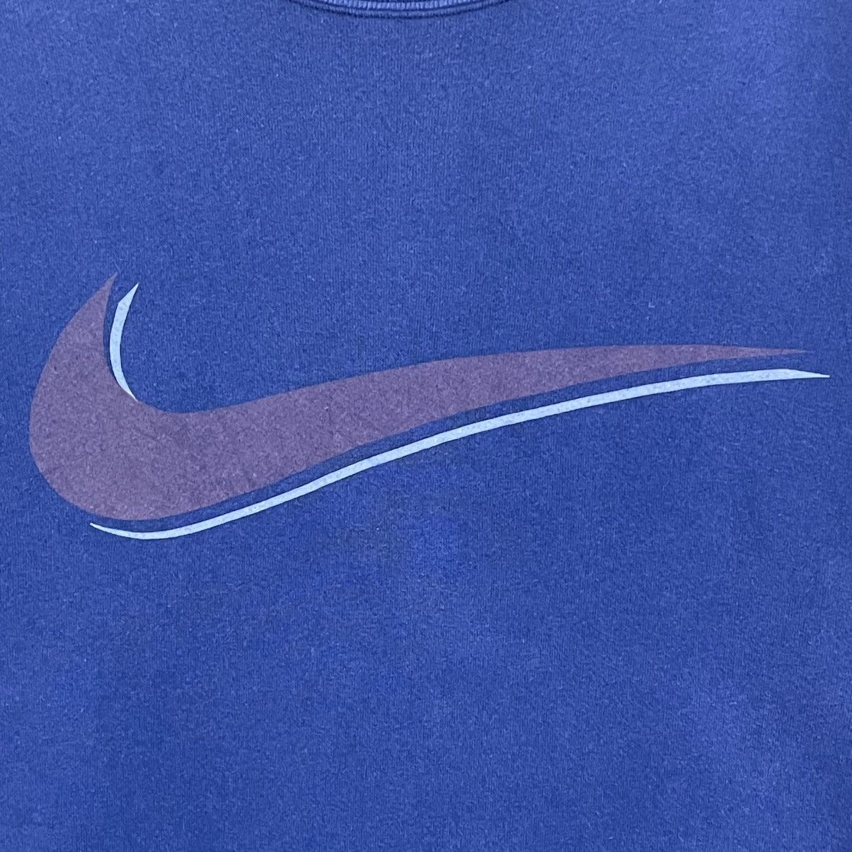 Vintage Vintage 90s Nike Swoosh Big Logo Crewneck Sweatshirt Size US XL / EU 56 / 4 - 5 Thumbnail