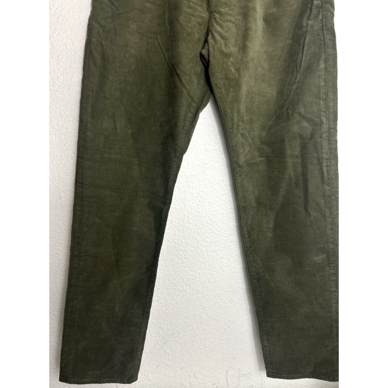 Gap Gap Slim Corduroy Pants Army Jacket Green Mens Size 36x34 Straight Size US 36 / EU 52 - 2 Thumbnail