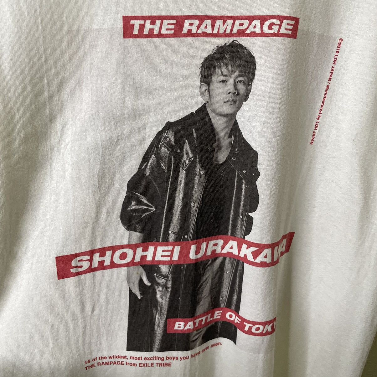 Band Tees × Japanese Brand Kazuma Kawamura THE RAMPAGE BATTLE OF TOKYO T Shirt Size US M / EU 48-50 / 2 - 2 Thumbnail