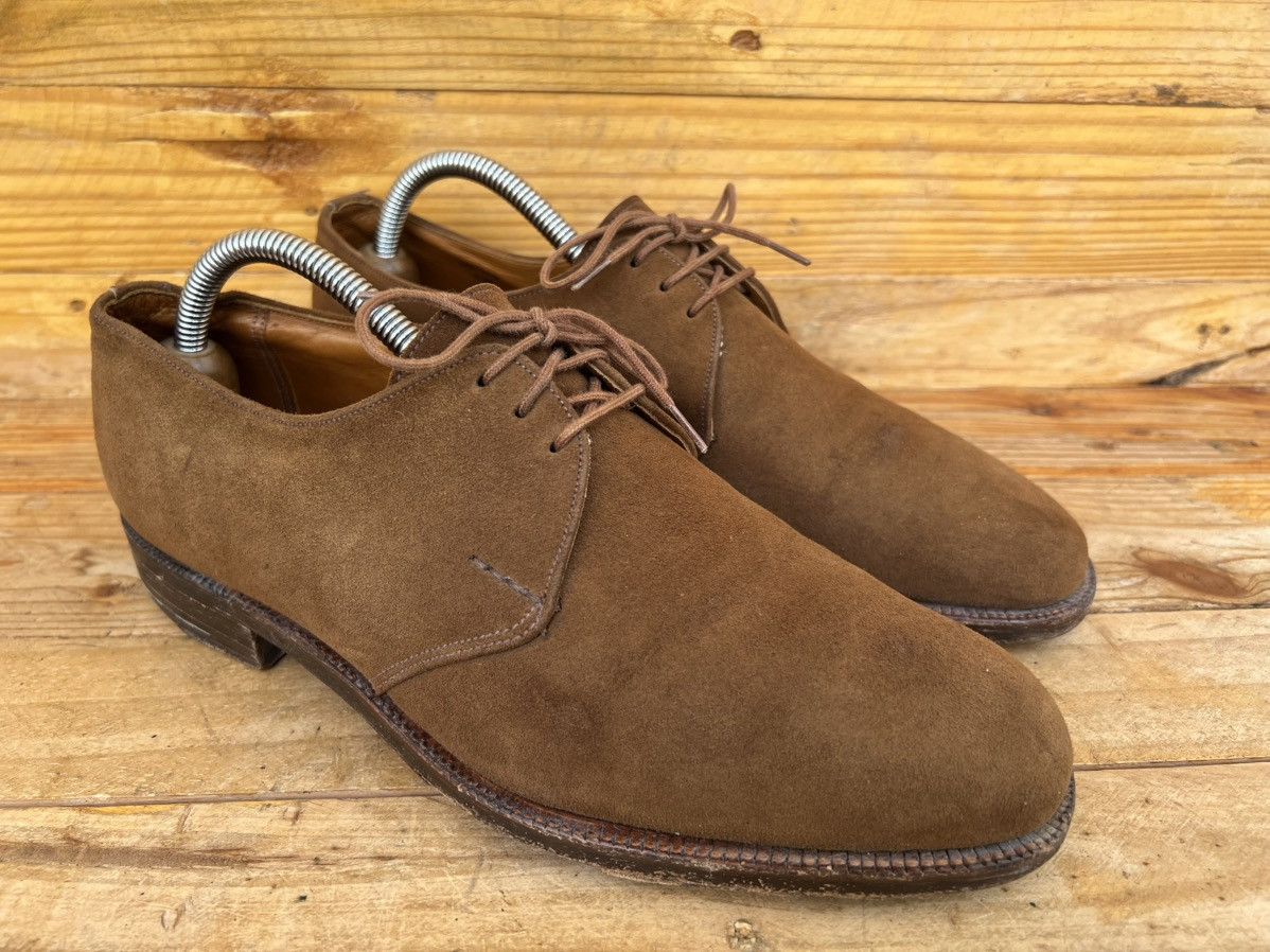 Crockett & Jones VTG Crockett & Jones Brown Suede Derby Dress Shoes Size US 8 / EU 41 - 1 Thumbnail