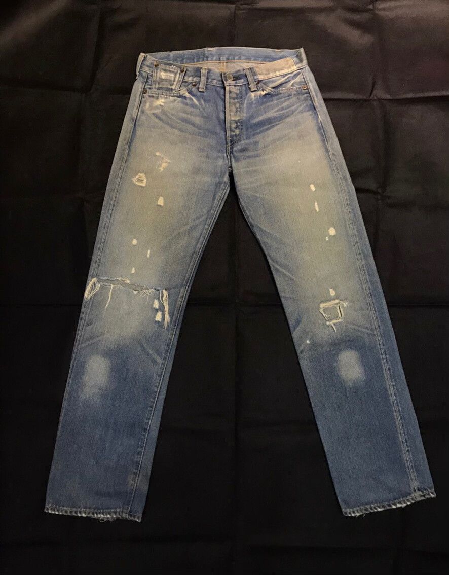 Levi's Vintage Clothing levis lvc 66501-0073 jeans with red ear Size US 31 - 1 Thumbnail