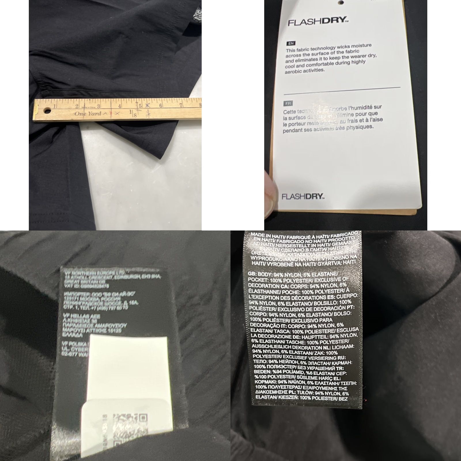 The North Face The North Face Shorts Men 2XL Relax Fit Pull On Black Inseam 7 NWT Size US 39 - 9 Thumbnail