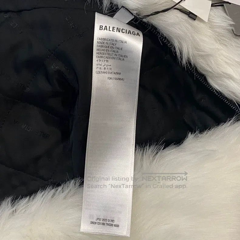 Balenciaga Balenciaga Bitcoin Teddy Coat Fur Size XXS / US 00 / IT 34 - 4 Thumbnail