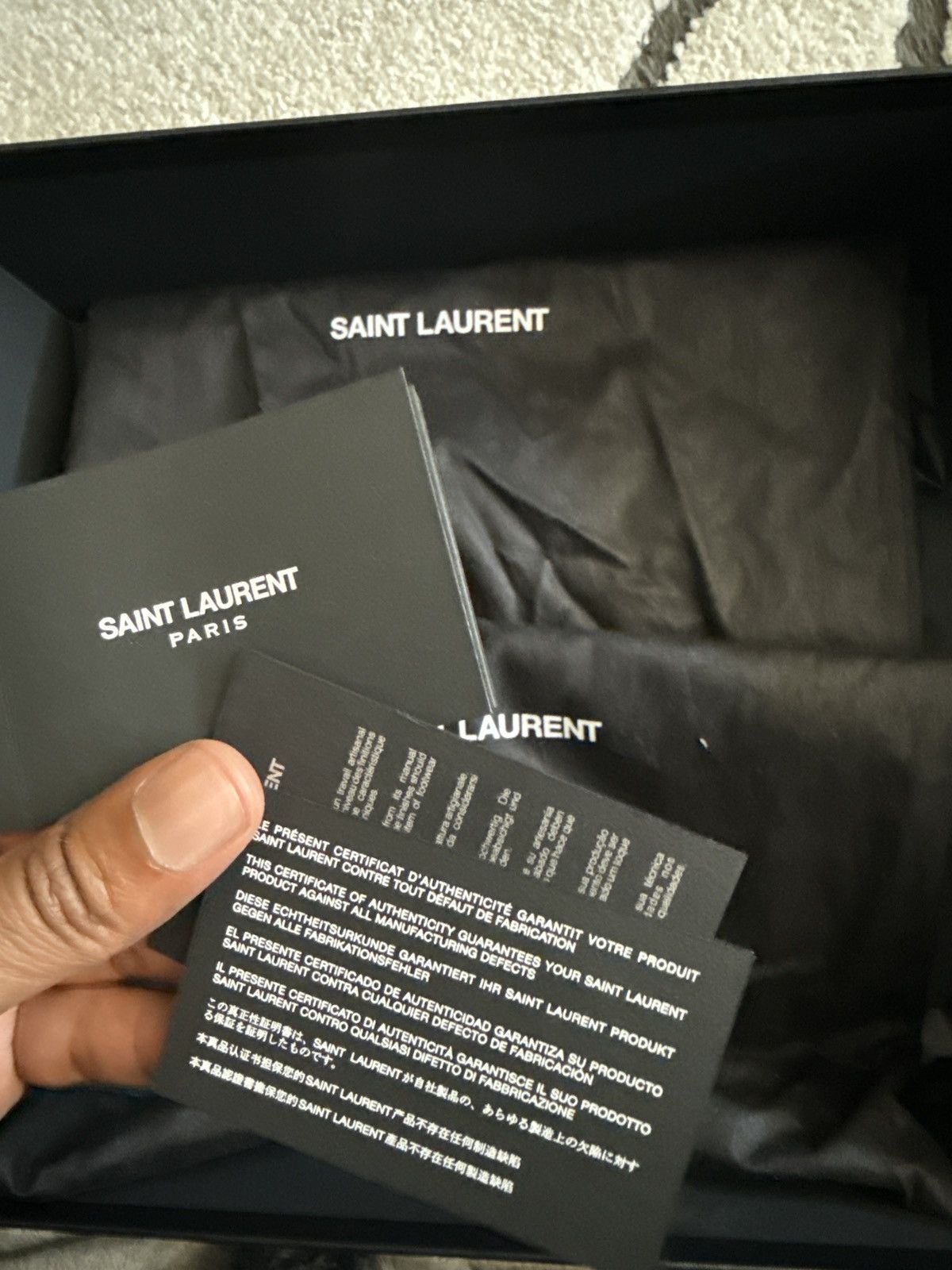Saint Laurent Paris Wyatt Saint Laurent Chelsea Boot Size US 10.5 / EU 43-44 - 2 Thumbnail