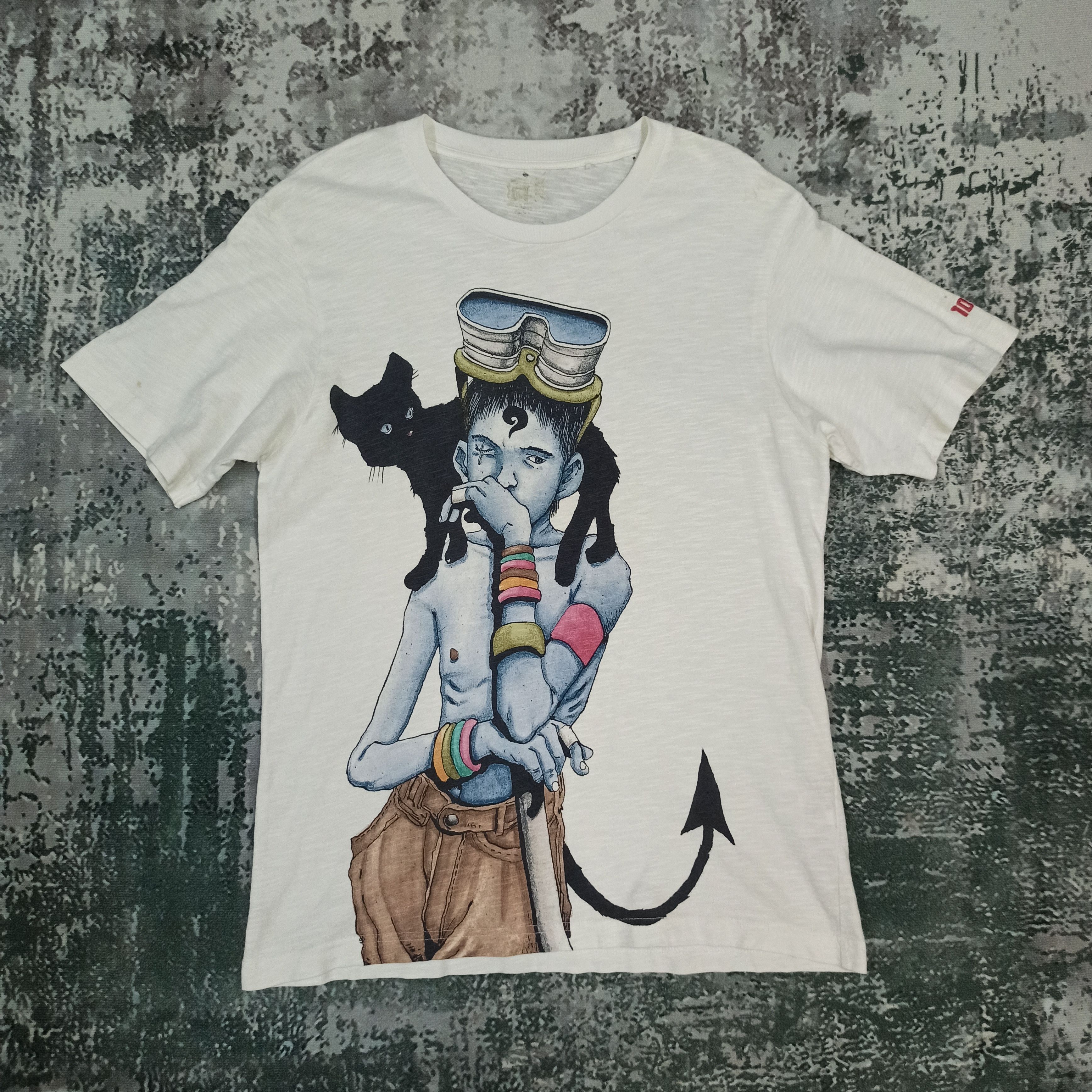 Anime Vintage Anime Tekkonkinkreet Taiyou Matsumoto Big Print Tee Size US M / EU 48-50 / 2 - 1 Thumbnail